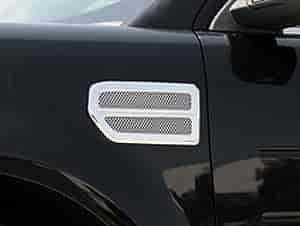 Billet Side Vent Insert Chrome Plated