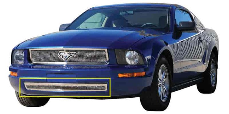 Upper Class Mesh Bumper Grille Bolt-On Insert 2005-2009 Mustang
