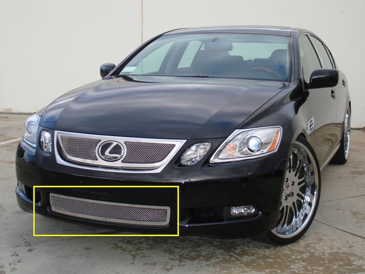Upper Class Mesh Bumper Grille Insert Polished Stainless Steel