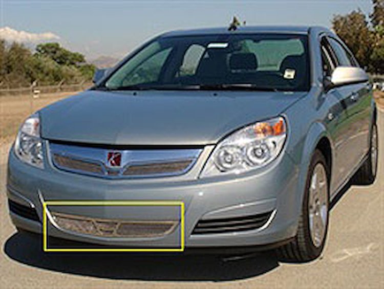 Upper Class Mesh Bumper Grille Insert 2007-08 Saturn Aura