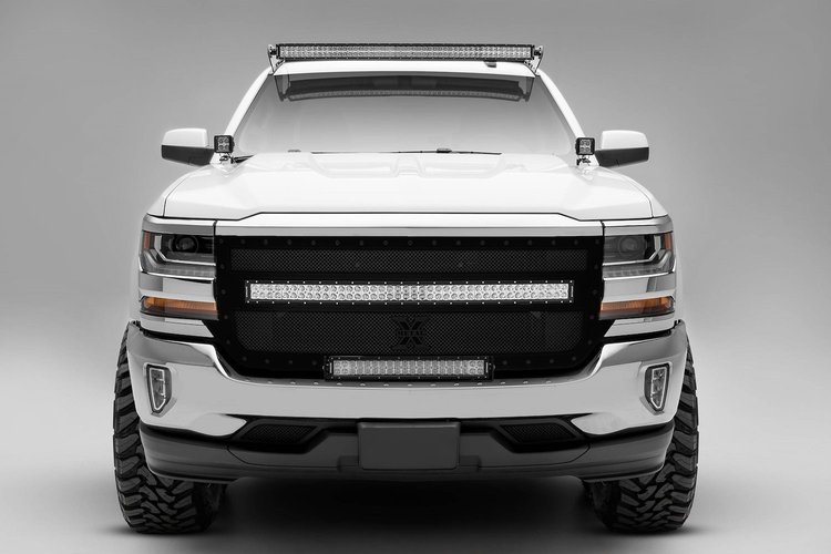 2015i - 2016 Escalade - Upper Class - Main Grille Replacement - Chrome Plated SS
