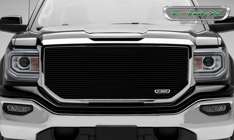 Billet Grille Insert- Black for 2016-Up Sierra