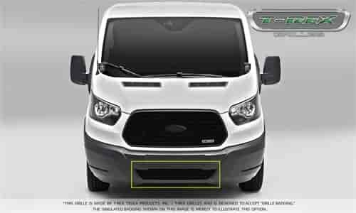 Ford Transit Laser Billet Bumper Black Powdercoating Insert