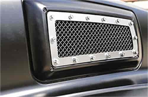X-Metal Studded Mesh Side Vent 2004-2009 Chevy Kodiac C-4500