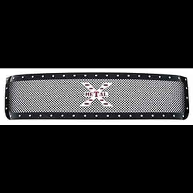 X-Metal Studded Mesh Grille 2011-2013 Chevy Silverado 2500HD/3500