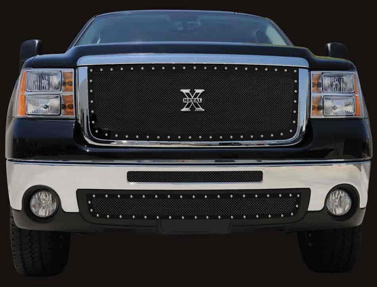 X-Metal Studded Mesh Grille 2007-2010 GMC Sierra HD