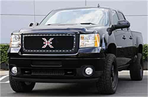 X-Metal Studded Mesh Grille 2011-2013 GMC Sierra 2500 HD