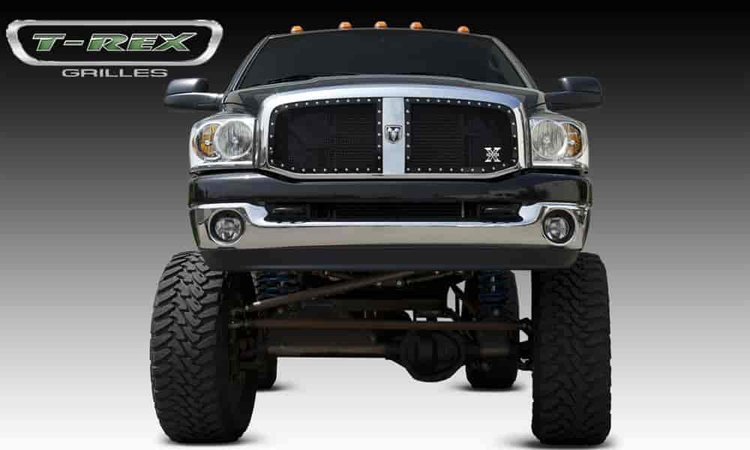 X-Metal Studded Mesh Grille 2006-2008 Ram SLT