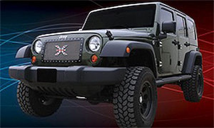 X-Metal Studded Mesh Grille 2007-2016 Jeep Wrangler