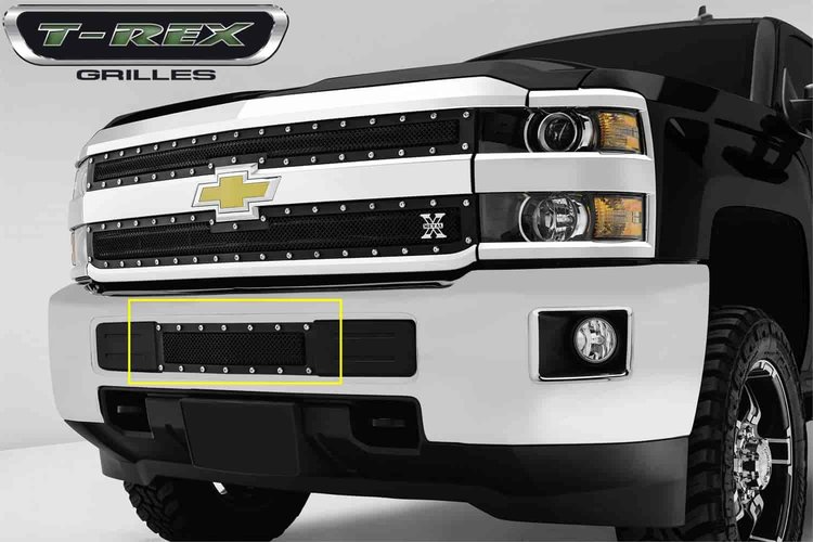 X-METAL Series Studded Bumper Grille 2015-2016 Chevrolet Silverado 2500/3500 HD
