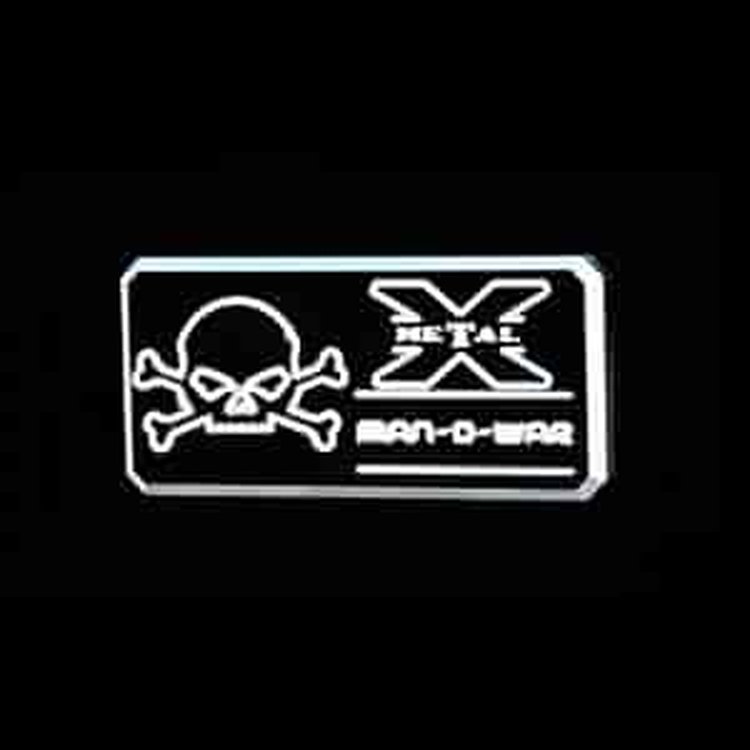X-Metal Man-O-War Grille Badge