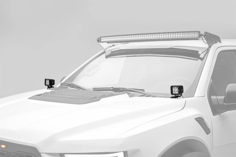 HOOD HINGE LIGHT MOUNTS