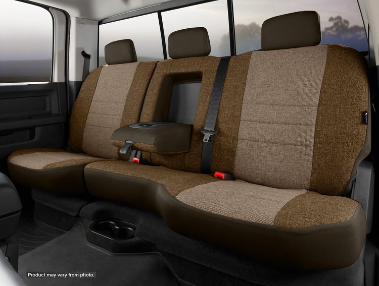OE32-35 GRAY OE30-Series OE Tweed Custom-Fit Rear Seat Cover, Gray, 2013-2014 Ford F-150