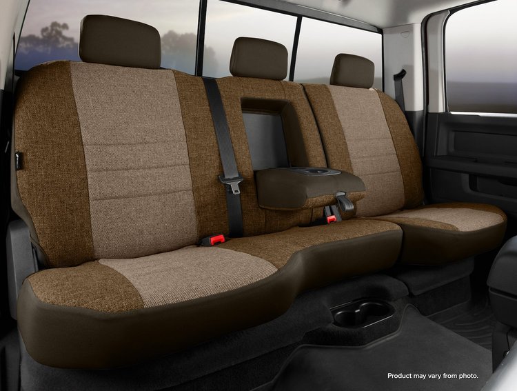 OE32-53 TAUPE OE30-Series OE Tweed Custom-Fit Rear Seat Cover, Taupe Fits Select Ram