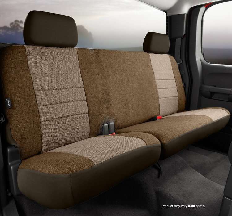OE32-67 TAUPE OE30-Series OE Tweed Custom-Fit Rear Seat Cover, Taupe Fits Select Chevy/GMC
