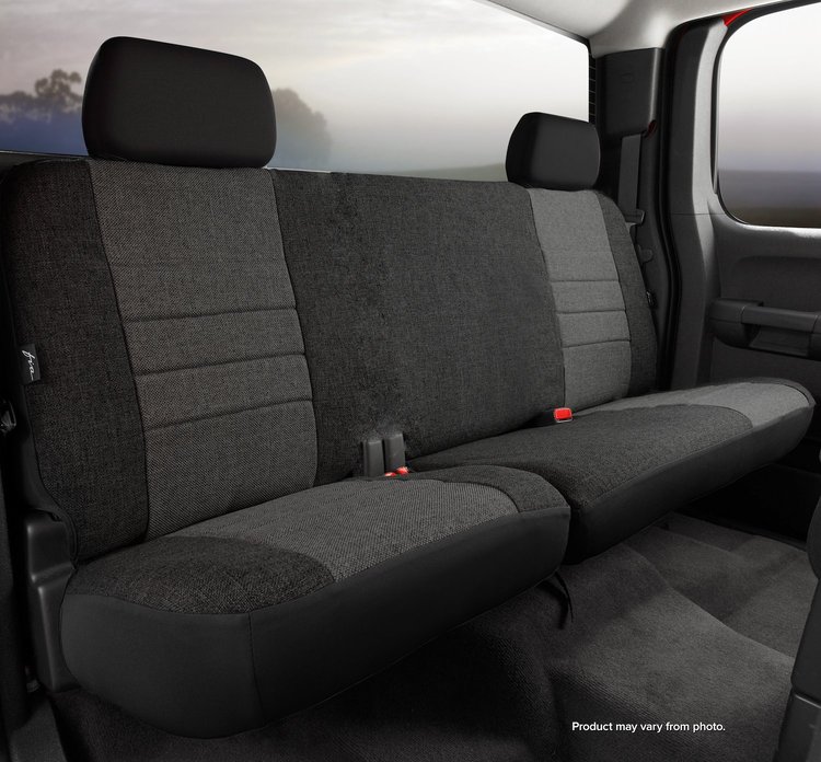 OE32-68 CHARC OE30-Series OE Tweed Custom-Fit Rear Seat Cover, Charcoal Fits Select Chevy/GMC