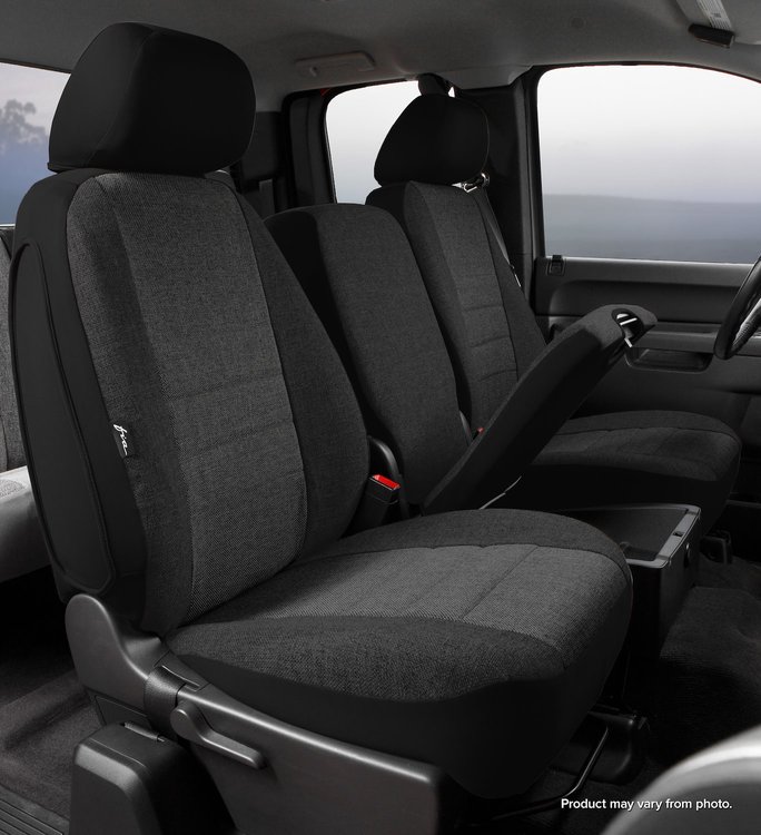 OE37-41 CHARC OE30-Series OE Tweed Custom-Fit Front Seat Cover, Charcoal Fits Select Ford