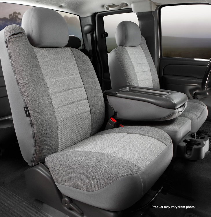 OE37-81 GRAY OE30-Series OE Tweed Custom-Fit Front Seat Cover, Gray Fits Select Ford