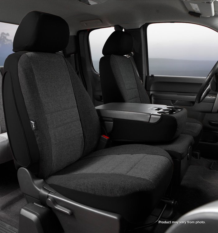 OE38-31 CHARC OE30-Series OE Tweed Custom-Fit Front Seat Cover, Charcoal Fits Select Chevy/GMC