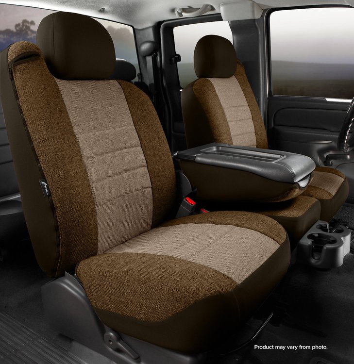 OE38-8 TAUPE OE30-Series OE Tweed Custom-Fit Front Seat Cover, Taupe Fits Select Chevy/GMC