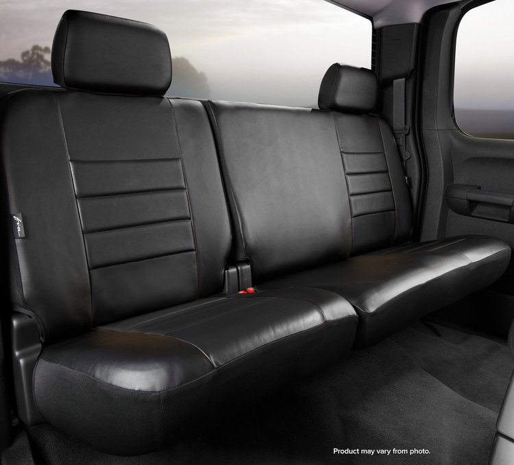 SL62-19 BLK/BLK SL60-Series Leatherlite Custom-Fit Rear Seat Cover, Black, 2009 Ford F-150, 2010 Ford F-150