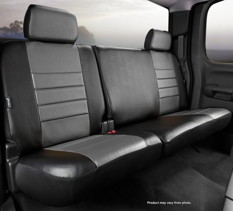 SL62-38 GRAY SL60-Series Leatherlite Simulated Leather Custom-Fit Rear Seat Cover, Gray Fits Select Ford