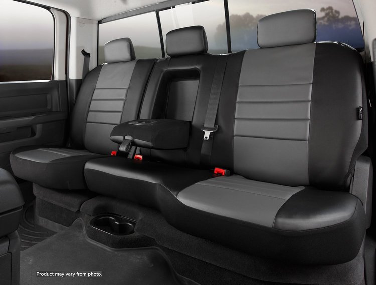 SL68-18 GRAY SL60-Series Leatherlite Simulated Leather Custom-Fit Front Seat Cover, Gray Fits Select Chevy/GMC
