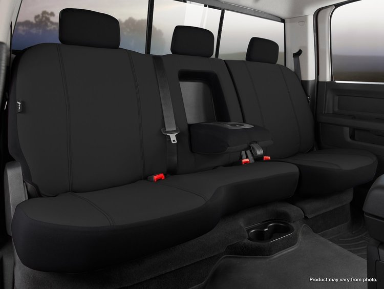 SP82-54 BLACK SP80-Series Seat Protector Poly-Cotton Custom-Fit Rear Seat Cover, Black Fits Select Ram
