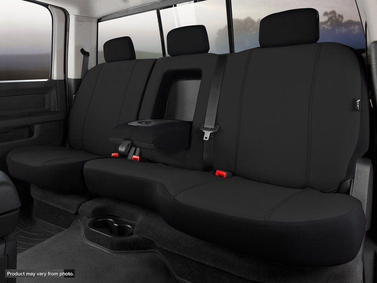 SP82-80 BLACK SP80-Series Seat Protector Polyester Custom-Fit Rear Seat Cover, Black Fits Select Ford