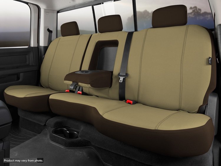SP87-62 TAUPE SP80-Series Seat Protector Poly-Cotton Custom-Fit Front Seat Cover, Taupe Fits Select Ford, Mazda