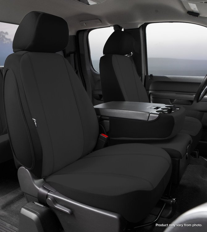 SP89-16 BLACK SP80-Series Seat Protector Poly-Cotton Custom-Fit Front Seat Cover, Black, 2006-2008 Dodge Ram 1500
