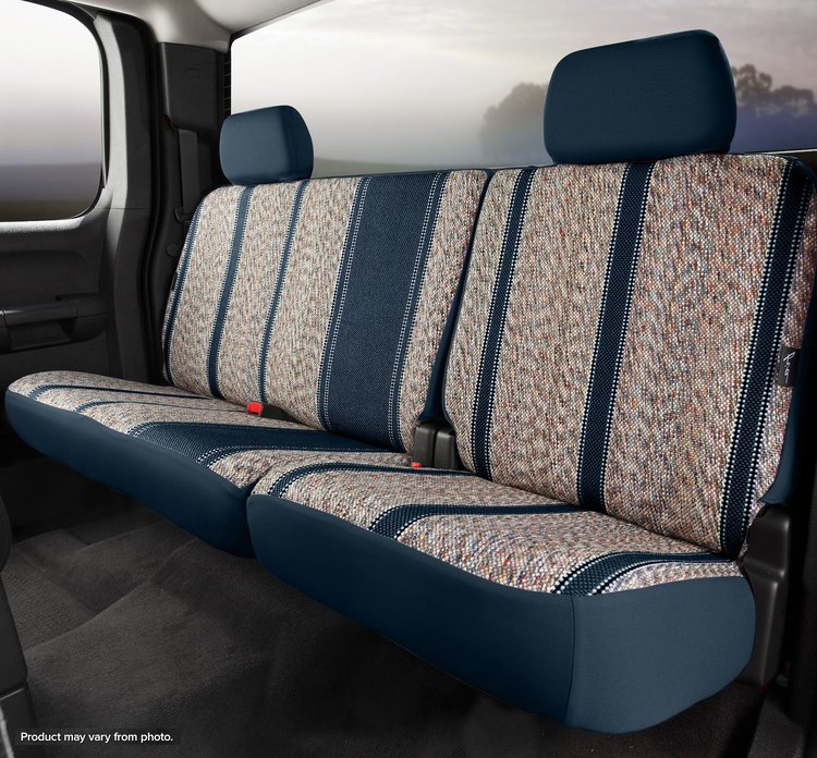 TR42-60 NAVY TR40-Series Wrangler Saddleblanket Custom-Fit Rear Seat Cover, Navy Fits Select Ram