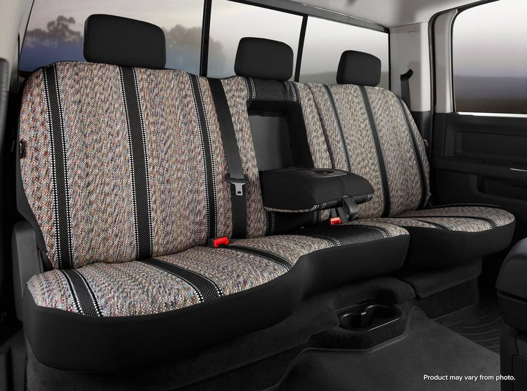 TR47-15 BLACK TR40-Series Wrangler Saddleblanket Custom-Fit Front Seat Cover, Black Fits Select Ford