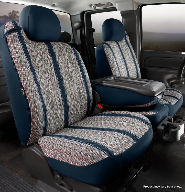 TR47-20 NAVY TR40-Series Wrangler Saddleblanket Custom-Fit Front Seat Cover, Navy, 2005-2008 Ford F-150