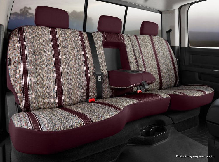 TR47-32 WINE TR40-Series Wrangler Saddleblanket Custom-Fit Front Seat Cover, Wine Fits Select Ford