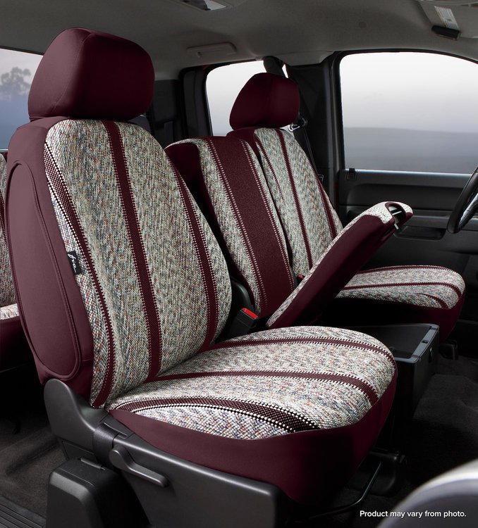 TR47-33 WINE TR40-Series Wrangler Saddleblanket Custom-Fit Front Seat Cover, Wine Fits Select Ford