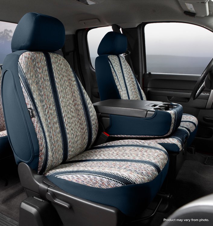 TR47-4 NAVY TR40-Series Wrangler Saddleblanket Custom-Fit Front Seat Cover, Navy Fits Select Ford