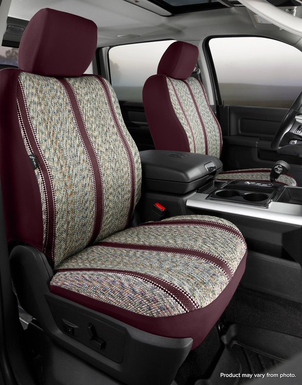 TR47-65 WINE TR40-Series Wrangler Saddleblanket Custom-Fit Front Seat Cover, Wine, 2011-2015 Ford Explorer