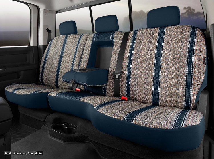 TR47-6 NAVY TR40-Series Wrangler Saddleblanket Custom-Fit Front Seat Cover, Navy Fits Select Ford, Mazda