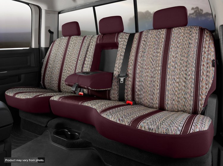 TR47-6 WINE TR40-Series Wrangler Saddleblanket Custom-Fit Front Seat Cover, Wine Fits Select Ford, Mazda