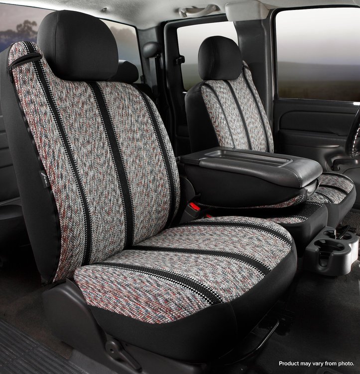 TR48-17 BLACK TR40-Series Wrangler Saddleblanket Custom-Fit Front Seat Cover, Black Fits Select Chevy/GMC