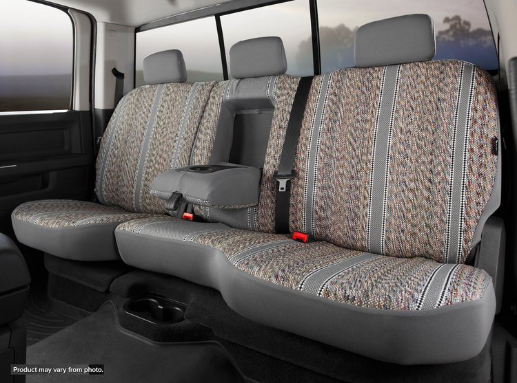 TR48-2 GRAY TR40-Series Wrangler Saddleblanket Custom-Fit Front Seat Cover, Gray Fits Select Chevy/GMC