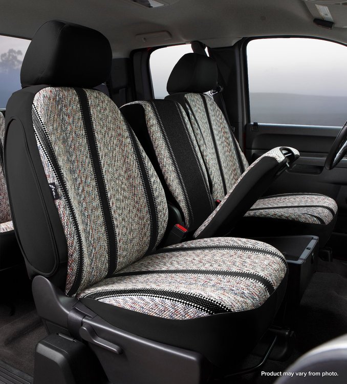 TR48-37 BLACK TR40-Series Wrangler Saddleblanket Custom-Fit Front Seat Cover, Black Fits Select Chevy/GMC