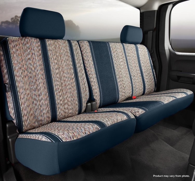 TR48-3 NAVY TR40-Series Wrangler Saddleblanket Custom-Fit Front Seat Cover, Navy Fits Select Chevy/GMC