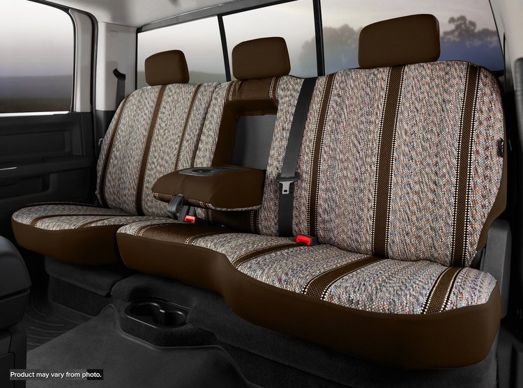 TR48-4 BROWN TR40-Series Wrangler Saddleblanket Custom-Fit Front Seat Cover, Brown Fits Select Chevy/GMC