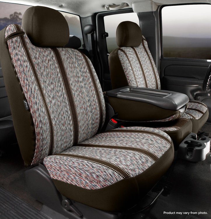 TR48-9 BROWN TR40-Series Wrangler Saddleblanket Custom-Fit Front Seat Cover, Brown Fits Select Chevy/GMC
