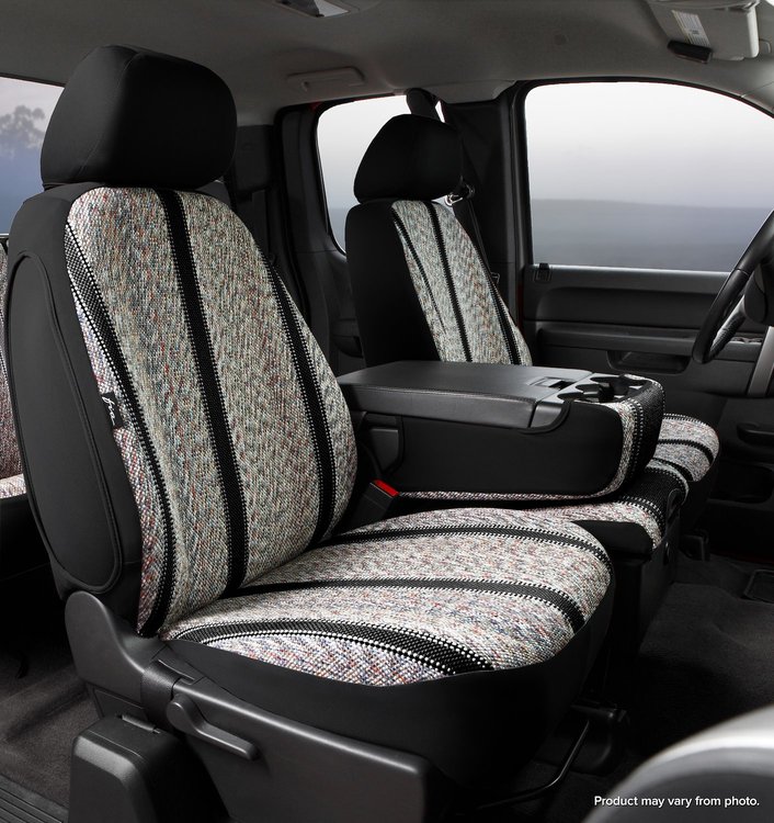 TR49-1 BLACK TR40-Series Wrangler Saddleblanket Custom-Fit Front Seat Cover, Black Fits Select Dodge