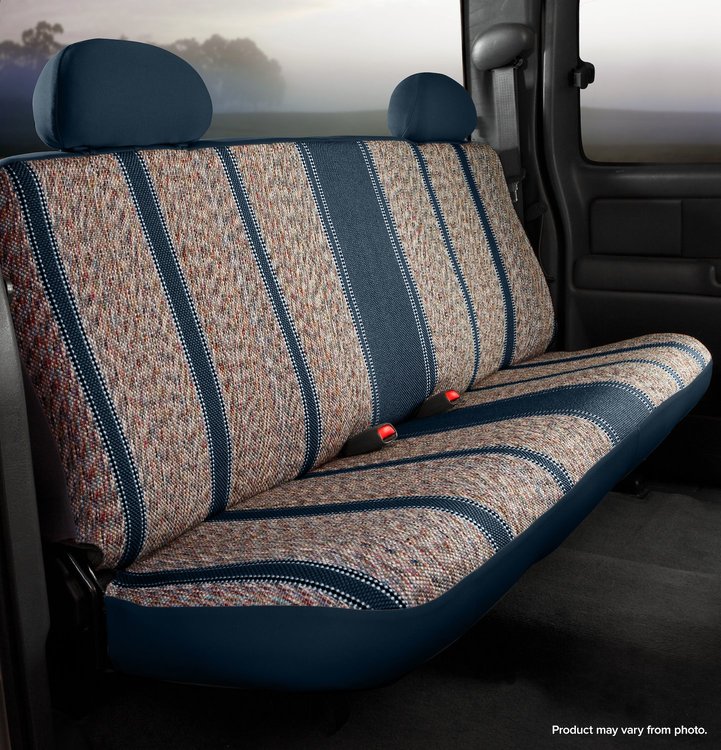 TR49-2 NAVY TR40-Series Wrangler Saddleblanket Custom-Fit Front Seat Cover, Navy Fits Select Dodge, Ford