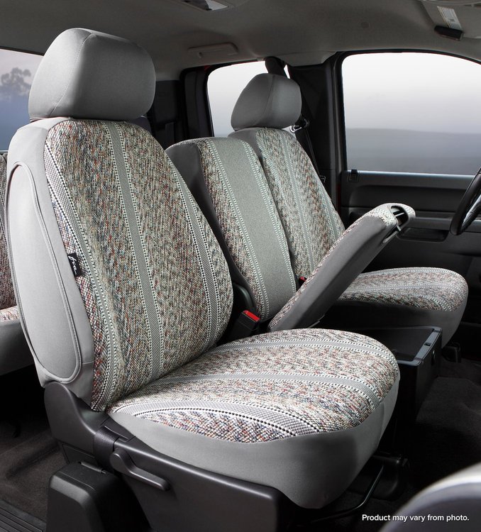 TR49-40 GRAY TR40-Series Wrangler Saddleblanket Custom-Fit Front Seat Cover, Gray Fits Select Ram
