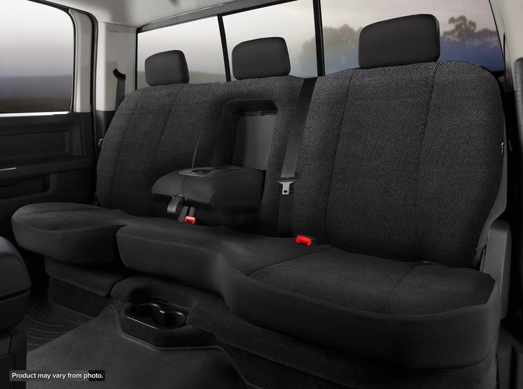 TRS42-22 BLACK TR40-Series Wrangler Saddleblanket Custom-Fit Rear Seat Cover, Solid Black Fits Select Chevy/GMC